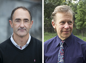 portrait photos of Professors Luis Liz-Marzán, and Nicholas A. Kotov